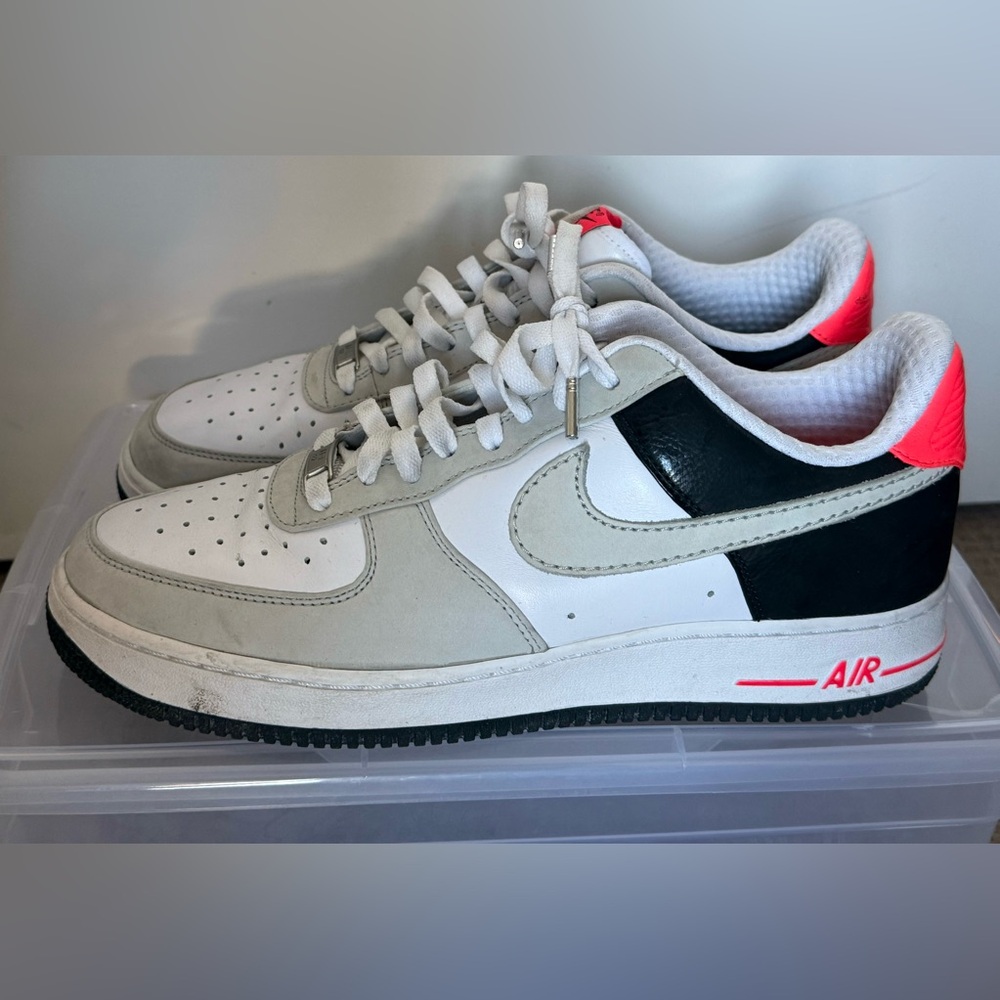 Nike Air Force 1 Low Premium Infrared Men's size 11, Very good condition